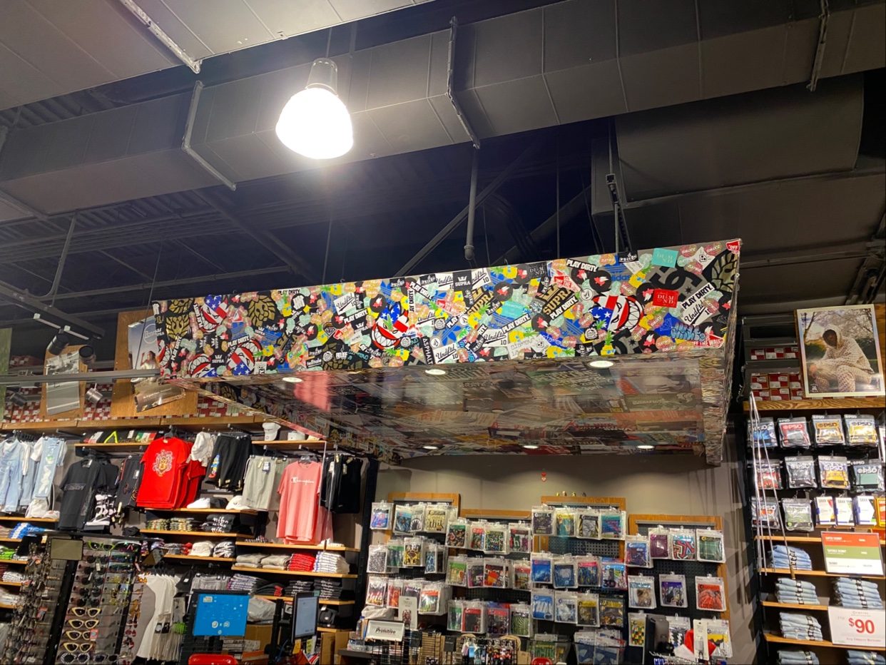 Zumiez interior, King of Prussia, PA