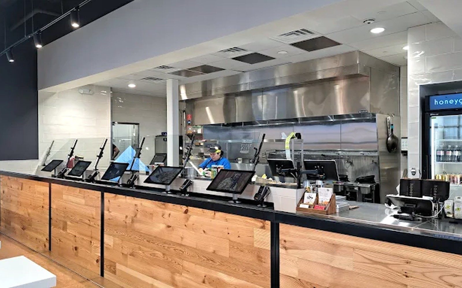 Honeygrow interior view, North Brunswick, NJ